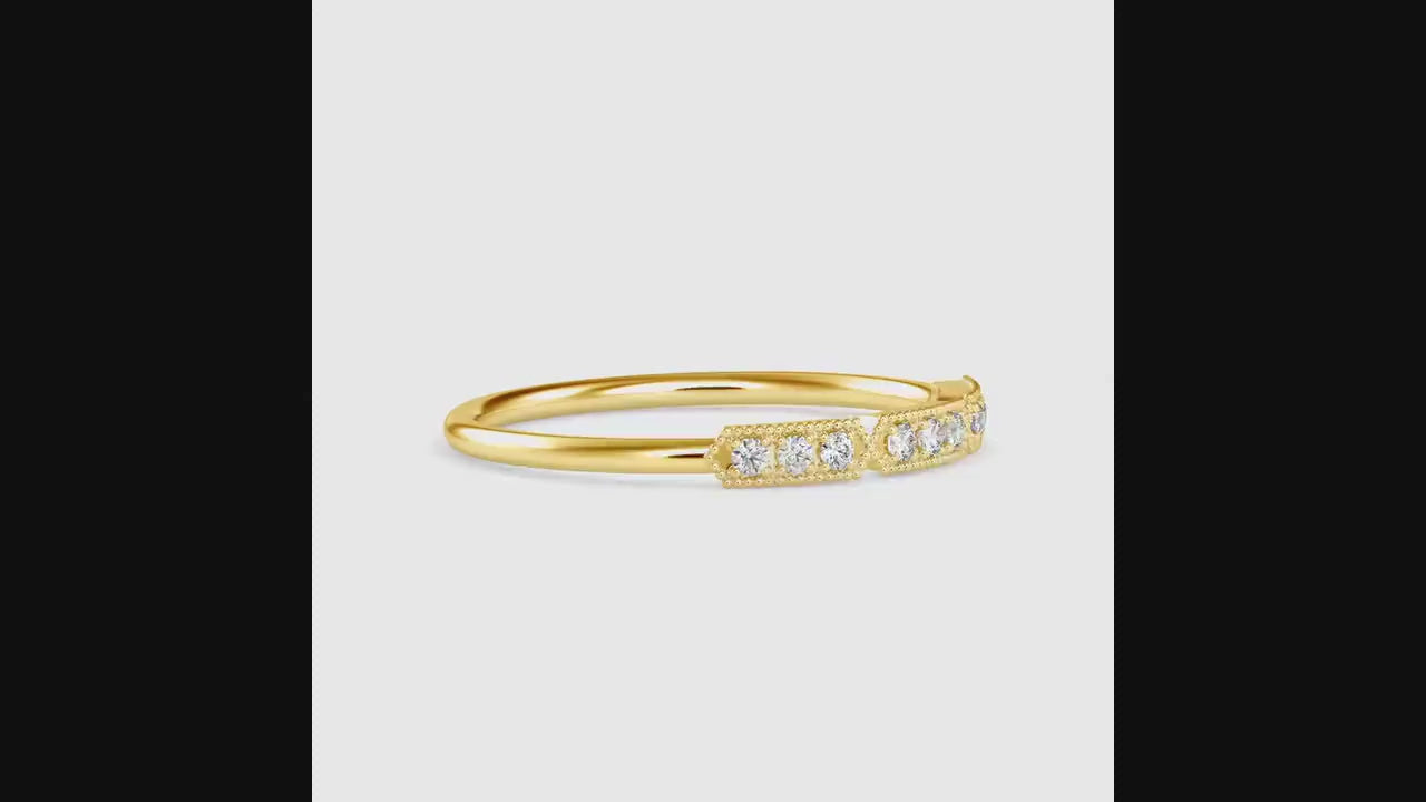 Unique 10k/14k Solid Wedding Ring